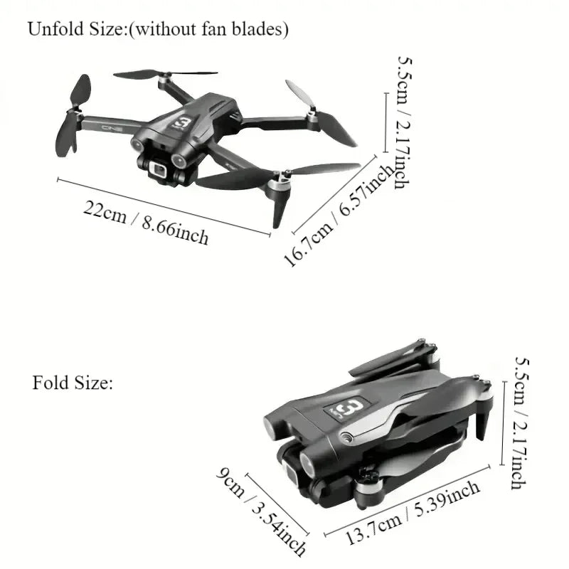 Mini Drone Z908  4K 5G WIFI Profissional 8K Câmera Dupla