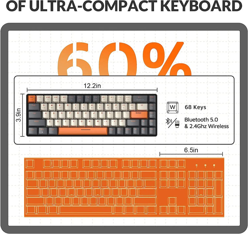 Teclado mecânico para PC PS4 Xbox iPhone iPad