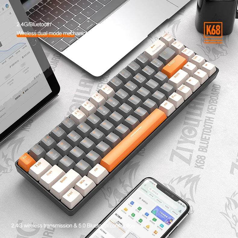 Teclado mecânico para PC PS4 Xbox iPhone iPad