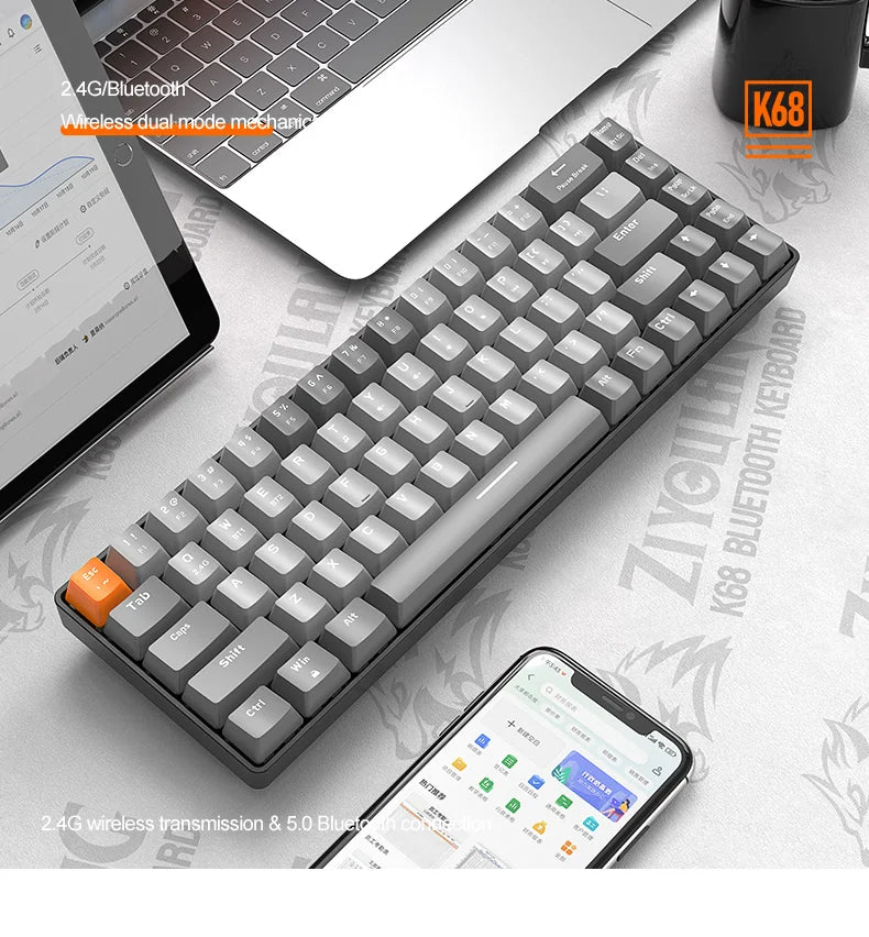 Teclado mecânico para PC PS4 Xbox iPhone iPad